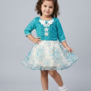 mojua baby girls midi knee length party dress