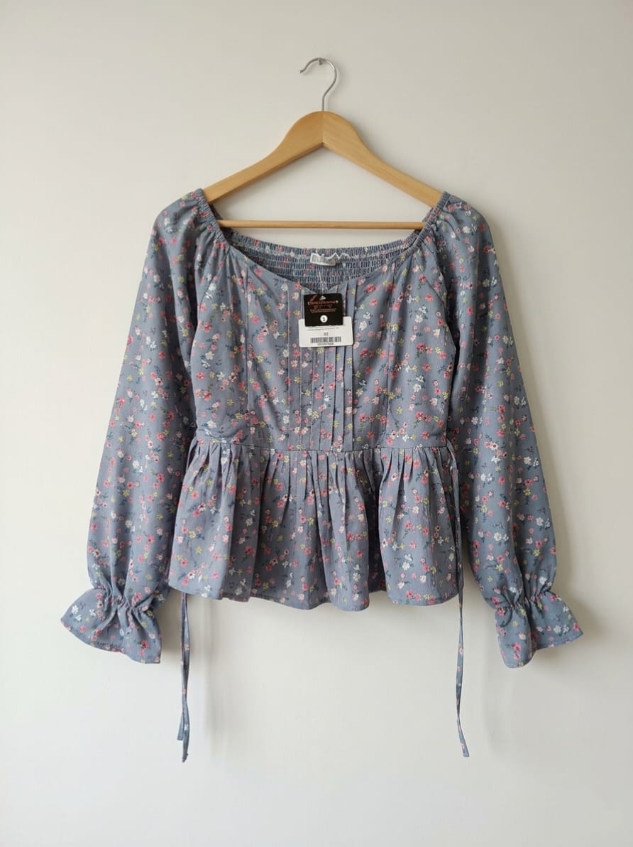 women floral printed peplum top women floral printed peplum top