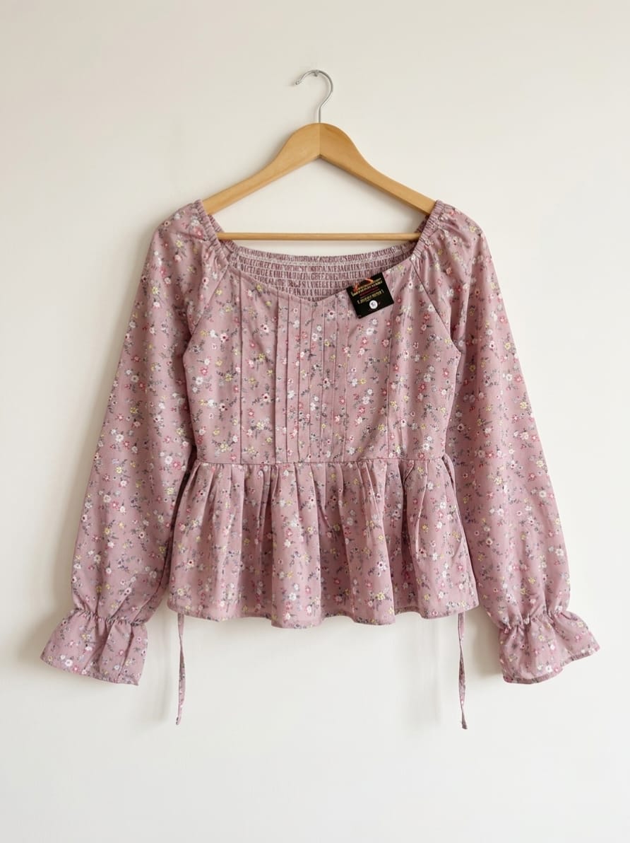 women floral printed peplum top women floral printed peplum top
