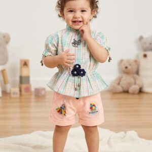 modern elegant girls top & bottom sets