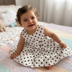 klowvila trendz girls midi/knee length casual dress