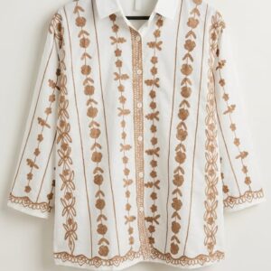 women classic floral casual shirt