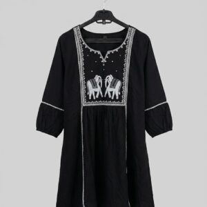 embroidery work tunic andtop