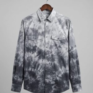 men's tie dye printed shirt