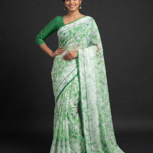 floral printed sarees