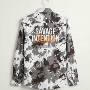 tie and dye regular fit shirt