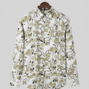 andamen men premium floral printed regular fit shirt