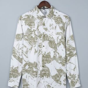 andamen men premium floral printed regular fit shirt