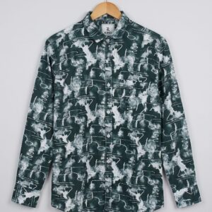andamen men premium floral printed regular fit shirt