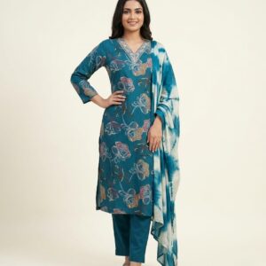 floral churidar set