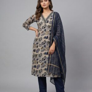 floral printed kurta set